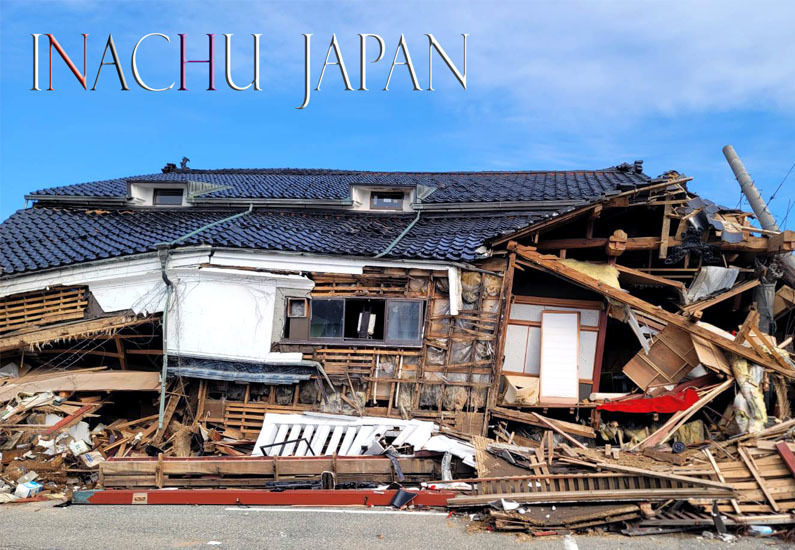 全壊した稲忠の店舗