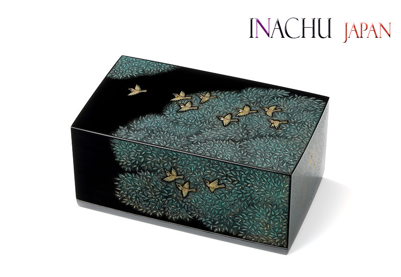 沈金箱「薰風」 第70回 日本伝統工芸展 人間国宝 前史雄作